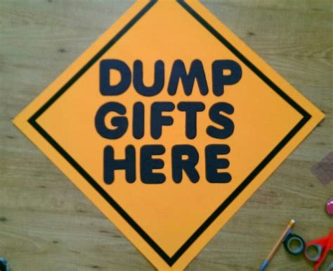 Dump Gifts Here Sign Free Printable